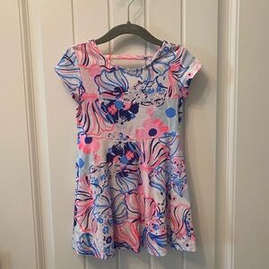 Lilly Pulitzer Girls Alina Dress Pink Make A Splash